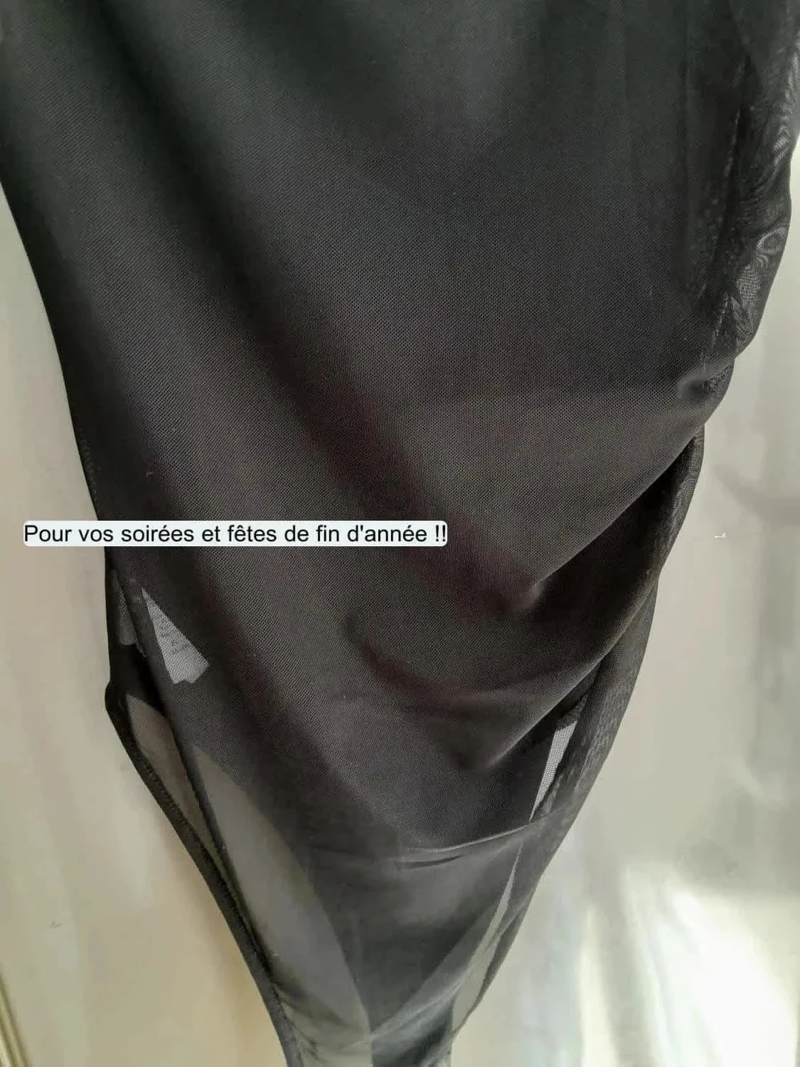 Magnífico Bodie, com duas velas, tamanho S, cor preto – photo 9